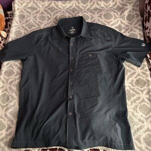 Kuhl Men's Casual Button Down Shirt - Dark Gray